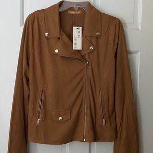 Faux Suede Jacket